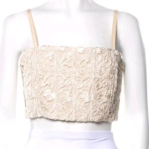 NWT Alice + Olivia Square Neckline Crop Top